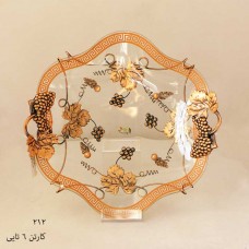 برونز مسی میوه خوری دسته دار طرح ورساچه