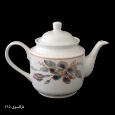 قوری طرح فرانسه بزرگ گلدار