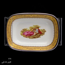 چینی پردیس کاشان لمونژ طلایی کره خوری354-769