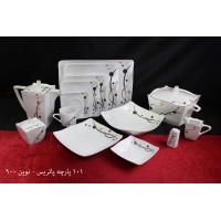 چینی پردیس کاشان سرویس 101 پارچه پاتریس 